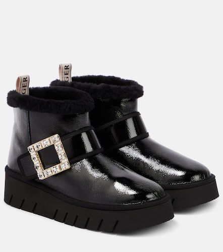 Bottines Viv Winter en cuir et shearling - Roger Vivier - Modalova