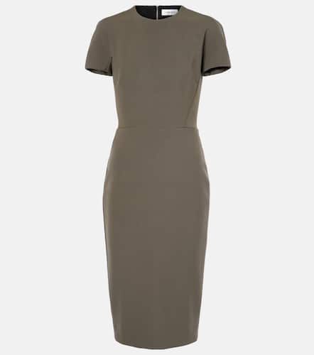 Robe midi en crêpe - Victoria Beckham - Modalova