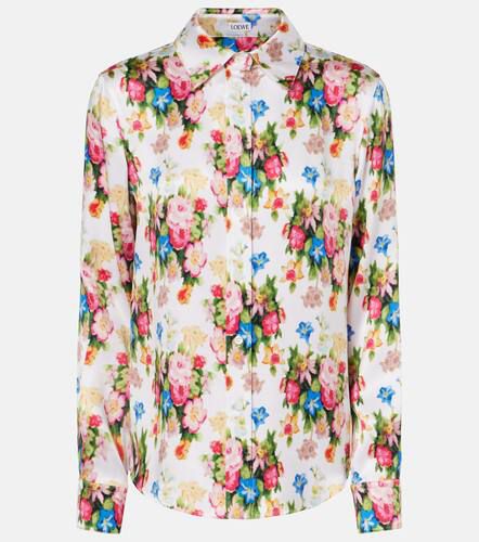 Loewe Chemise en soie à fleurs - Loewe - Modalova