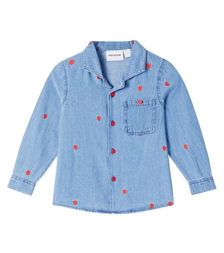 Mini Rodini Chemise brodée en jean - Mini Rodini - Modalova
