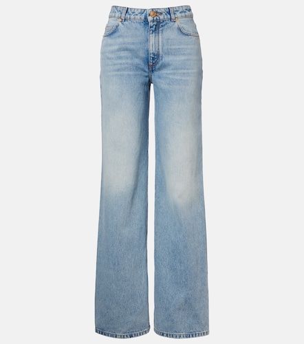 Jean ample à taille mi-haute - Balmain - Modalova
