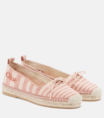Chloé Espadrilles Isla à rayures - Chloe - Modalova