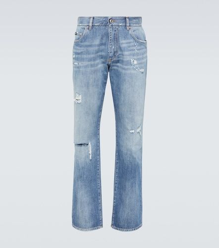 Jean straight distressed - Dolce&Gabbana - Modalova