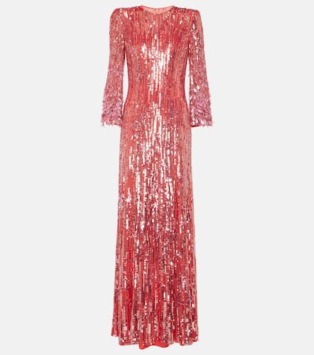 Robe longue à sequins - Jenny Packham - Modalova