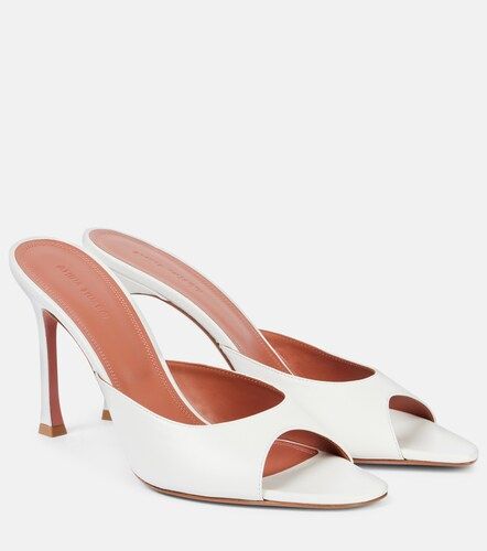 Mules Alexa 95 en cuir - Amina Muaddi - Modalova