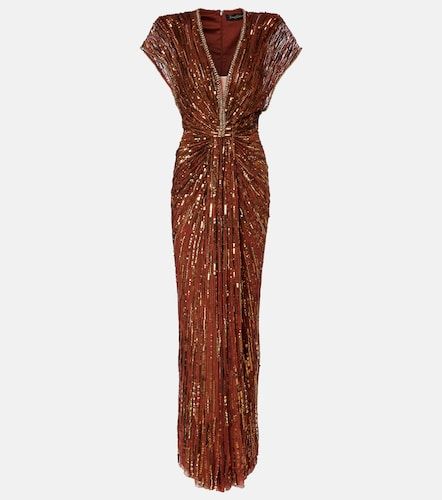Robe longue Zola à sequins - Jenny Packham - Modalova