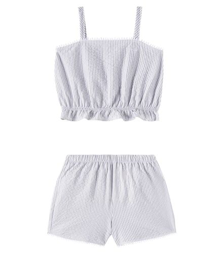Ensemble top et short en coton - Il Gufo - Modalova