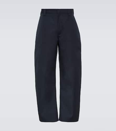 Pantalon tapered en laine et coton - Bottega Veneta - Modalova