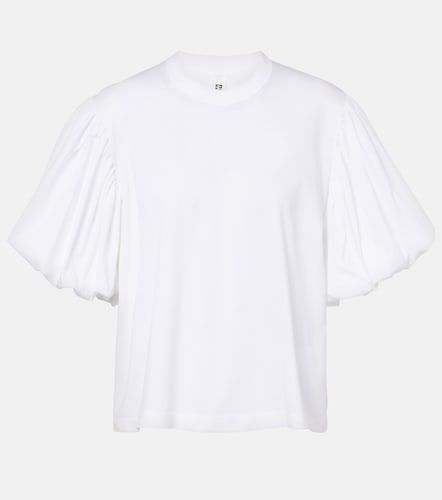 T-shirt en coton à manches ballon - Noir Kei Ninomiya - Modalova