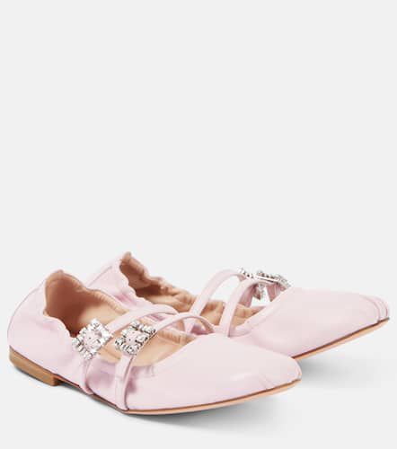 Ballerines en cuir à cristaux - Roger Vivier - Modalova