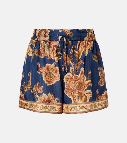 Short Aster en soie à imprimé - Zimmermann - Modalova