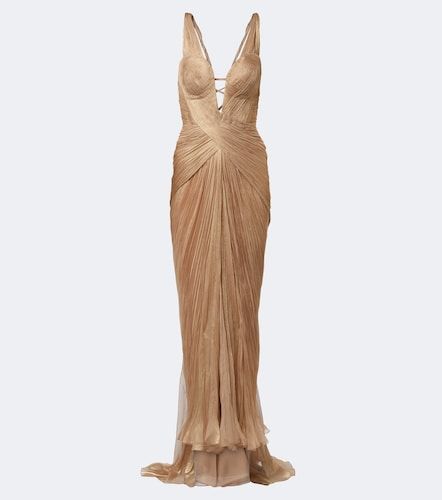 Robe longue Corinna en soie - Maria Lucia Hohan - Modalova