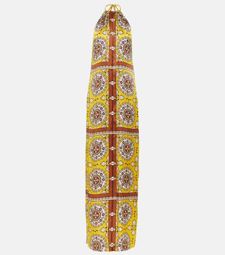 Robe longue Rigel imprimée en soie - Nili Lotan - Modalova