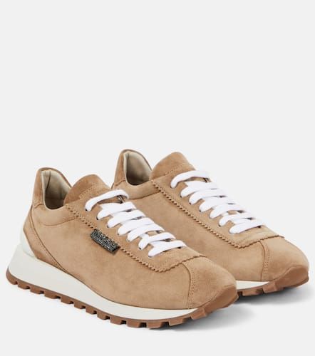 Brunello Cucinelli Baskets en daim - Brunello Cucinelli - Modalova