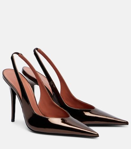 Escarpins slingback Anok 105 en cuir - Amina Muaddi - Modalova
