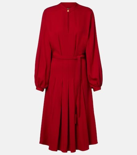 Robe midi Haileen en crêpe cady de soie et laine - Loro Piana - Modalova