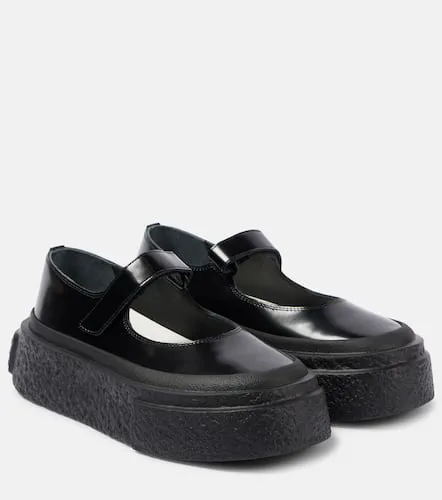 Ballerines Mary Jane en cuir - MM6 Maison Margiela - Modalova