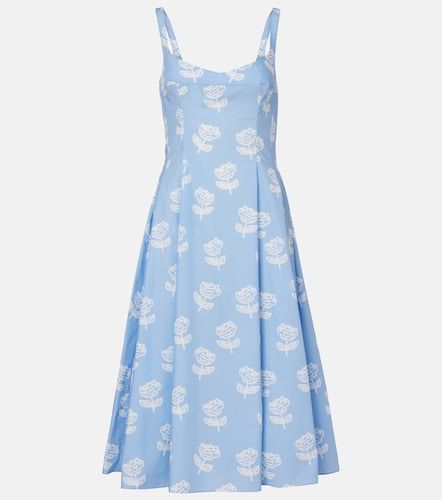 Marni Robe midi en coton à fleurs - Marni - Modalova