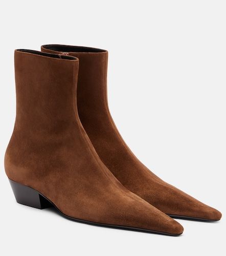 Bottines Jill 30 en daim - Saint Laurent - Modalova