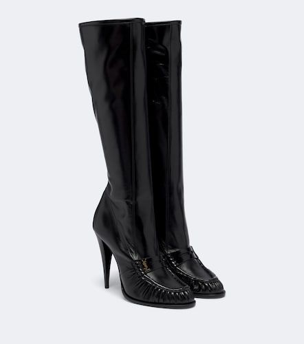 Bottes Le Loafer Cassandre en cuir - Saint Laurent - Modalova