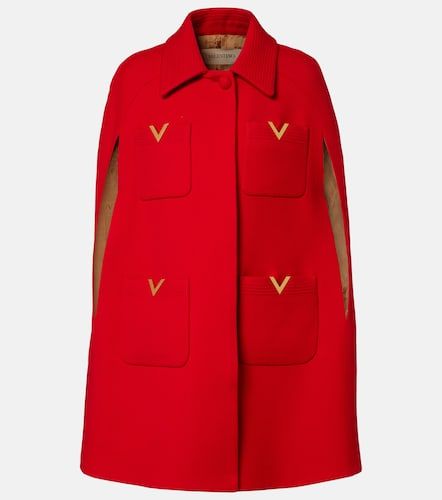 Valentino Cape VLogo en laine - Valentino - Modalova