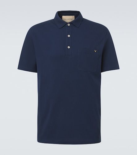 Valentino Polo VGold en coton - Valentino - Modalova