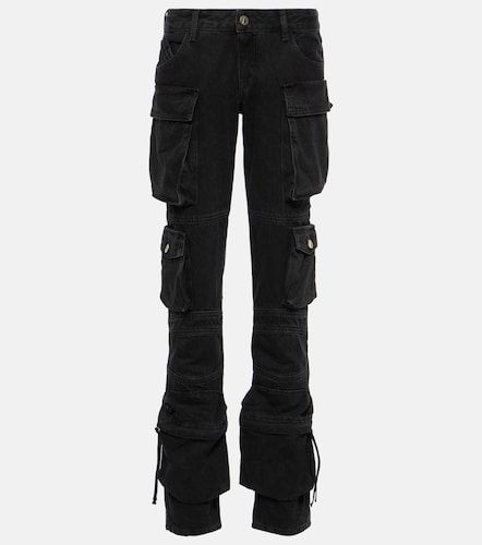 Jean cargo straight taille basse - The Attico - Modalova
