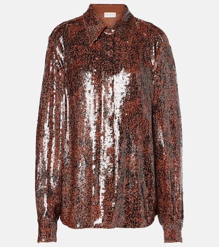 Chemise à paillettes - Dries Van Noten - Modalova