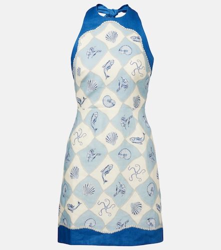 Alémais Robe Pia imprimée en lin - Alemais - Modalova