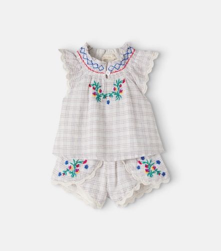 Bébé – Ensemble top et short Perlane en coton brodé - Louise Misha - Modalova