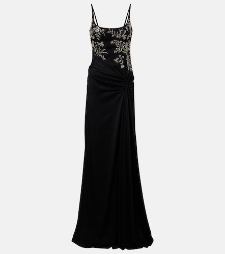 McQueen Robe longue à ornements - McQueen - Modalova