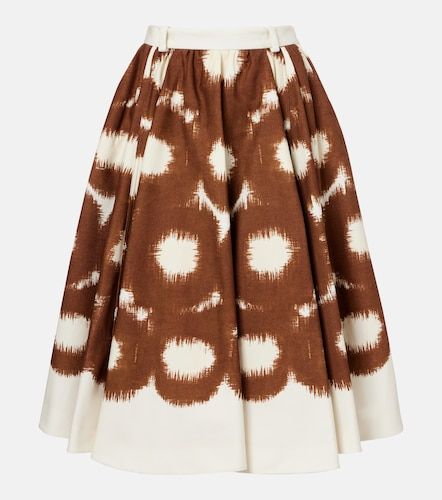 Prada Jupe midi imprimée en coton - Prada - Modalova