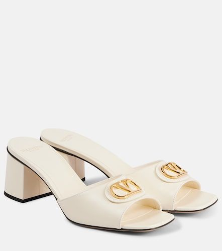 Mules VLogo en cuir - Valentino Garavani - Modalova