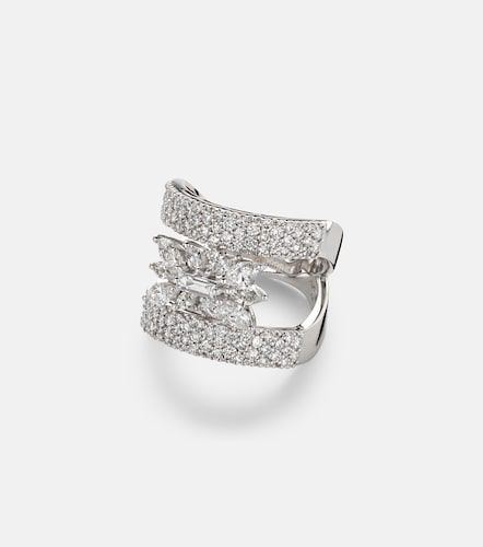 Bague en or blanc 18 ct et diamants - Yeprem - Modalova