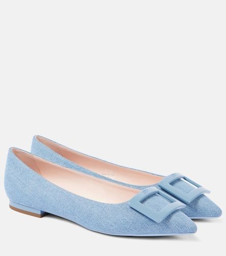 Ballerines Gommettine Ball en denim - Roger Vivier - Modalova