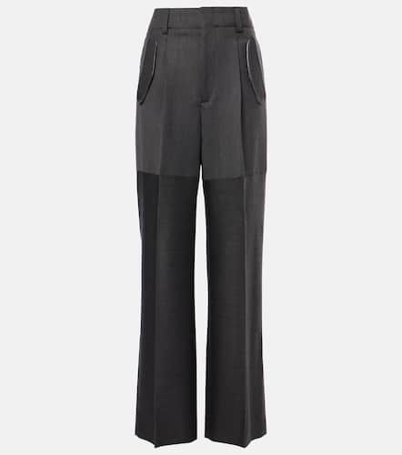 Pantalon ample en laine - Victoria Beckham - Modalova