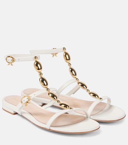 Sandales en cuir à ornements - Gianvito Rossi - Modalova