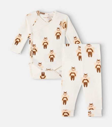 Bébé – Set body et pantalon imprimé en coton - Mini Rodini - Modalova