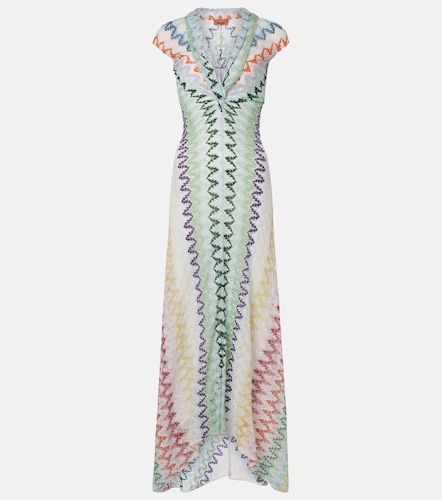 Missoni Robe longue Zigzag en lamé - Missoni - Modalova