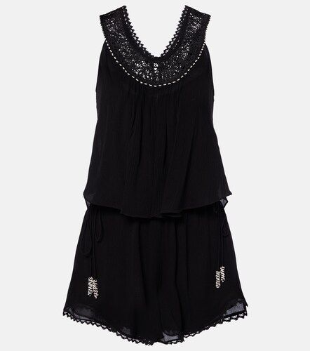 Combi-short Nilany en soie à perles - Isabel Marant - Modalova