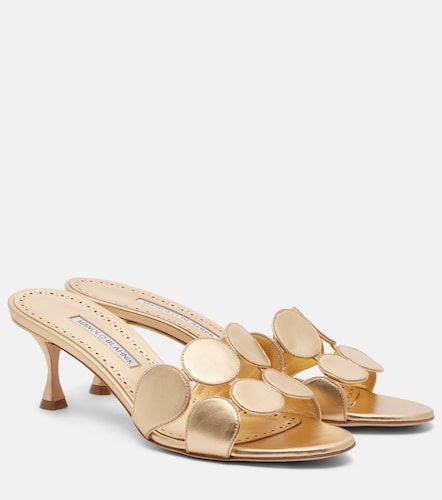 Mules Haribalmu 50 en cuir - Manolo Blahnik - Modalova