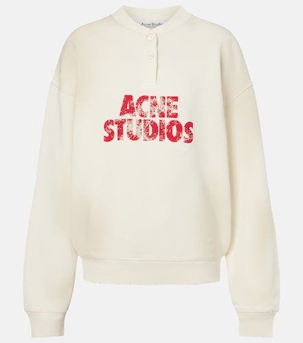 Sweat-shirt en coton à logo - Acne Studios - Modalova