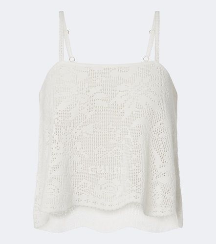 Chloé Top en coton pointelle - Chloe - Modalova