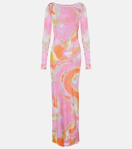 Robe longue Orchidee à imprimé - Pucci - Modalova