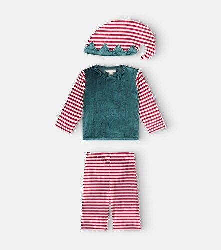 Konges Sløjd Set top, pantalon et chapeau rayés en velours - Konges Slojd - Modalova
