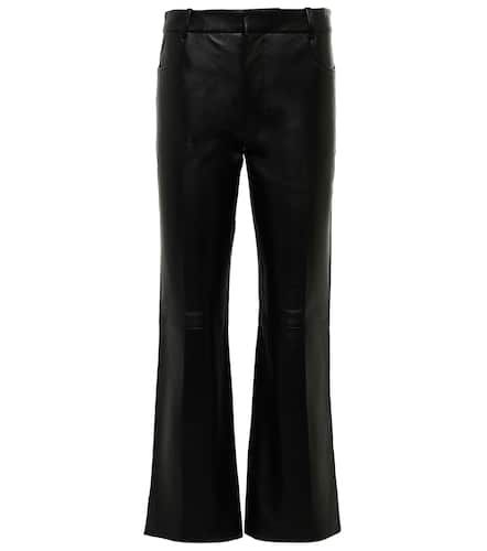 Ami Paris Pantalon évasé en cuir - Ami Paris - Modalova