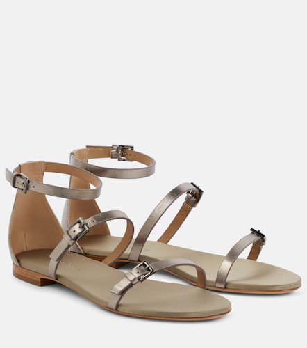 Sandales en cuir métallisé - Max Mara - Modalova