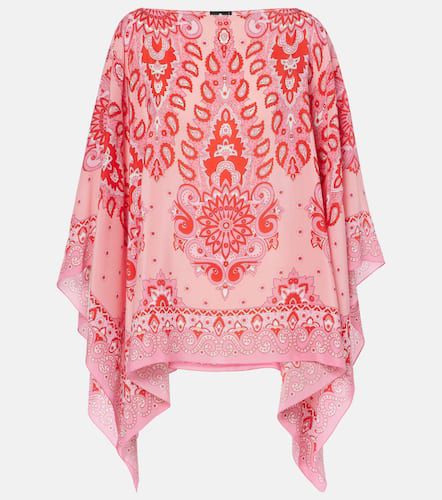 Etro Poncho imprimé en soie - Etro - Modalova