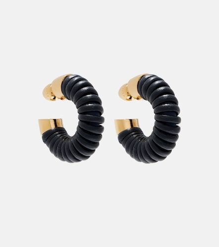 Alaïa Boucles d'oreilles à finitions en cuir - Alaia - Modalova
