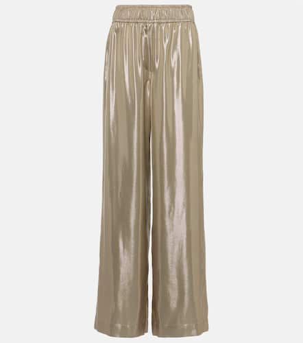 Pantalon ample métallisé - Brunello Cucinelli - Modalova